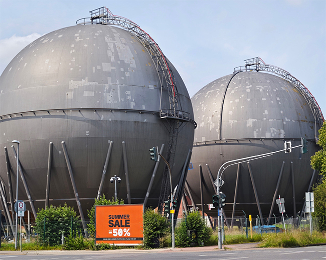 Gasballons Grüner Weg